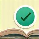 Icône d'un livre ouvert et d'une coche, symbolisant le contenu validé par des experts