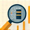 Icône d'analyse comportementale financière