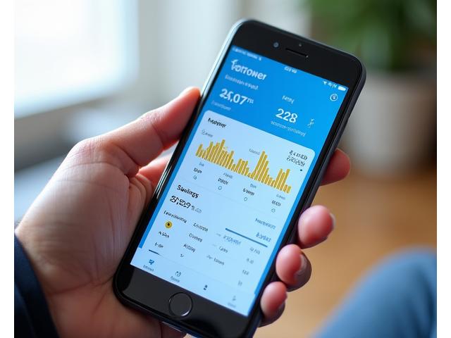 Mockup d'application mobile Reflet Obscur affichant des données financières.